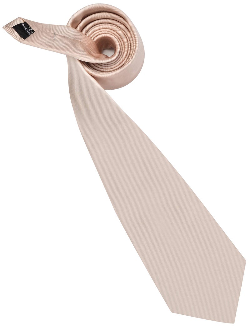 GUSLESON Brand Champagne Ties for Men Adult Necktie Men's Solid Silk Tie (0791-10) - Image 3
